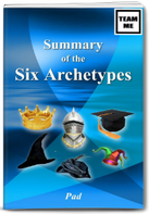Summary of the Six Archetypes Book Cover by Pad