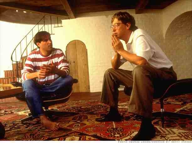 Picture of Steve Jobs and Bill Gates